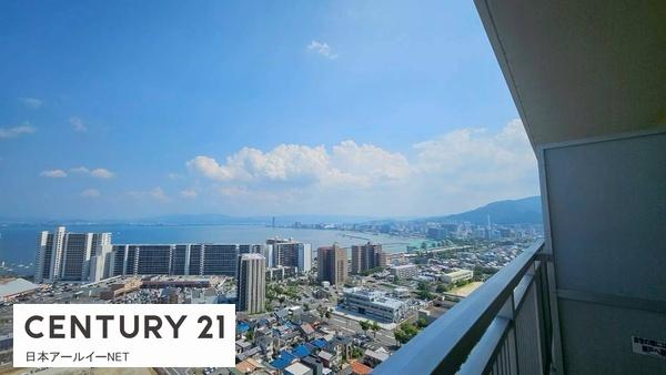 ファーストタワー大津マリー　現地からの眺望　
